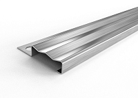 Профиль для защиты ступеней из нержавеющей стали ПУ 35-15