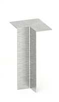 Внутренний угол для плинтуса из нерж.стали КПл 60-3НС.001