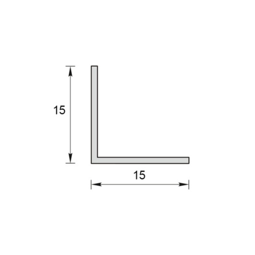 Угол отделочный ПВХ "Идеал" 15х15