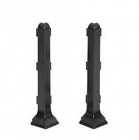 Угол внешний алюминий для ал. плинтуса 80мм